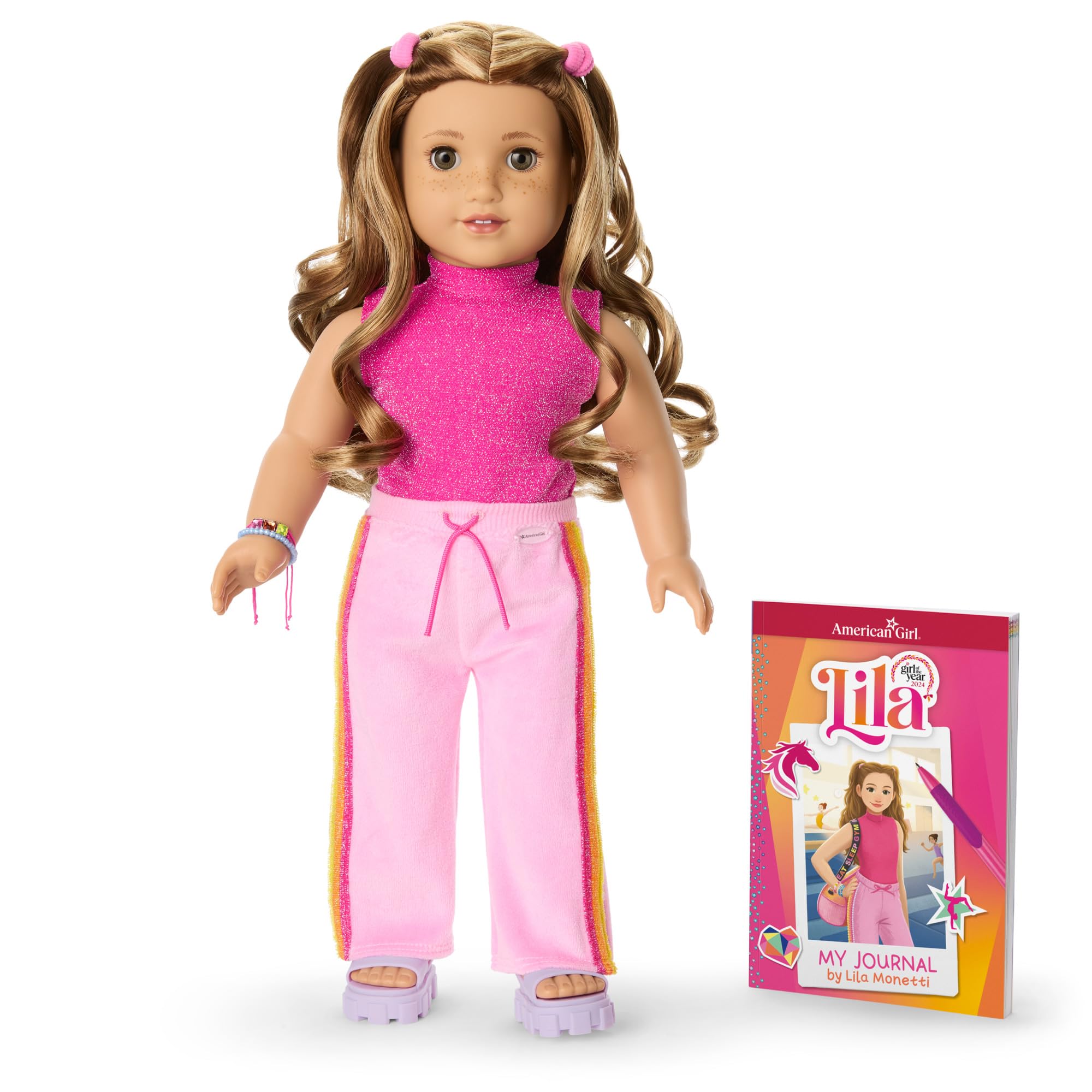 アンリ人形 エーデルワイス 少年と少女 2体 約18㎝ Amazon.com: American Girl Lila 18-inch Doll & Journal (Girl of The